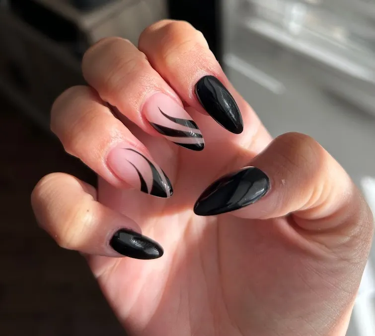 Maria's nail design done by Oakville's best nail salon
